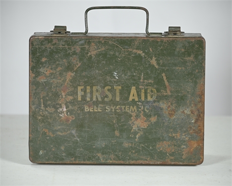 WWII Era Bell System Disaster First Aid Field Kit