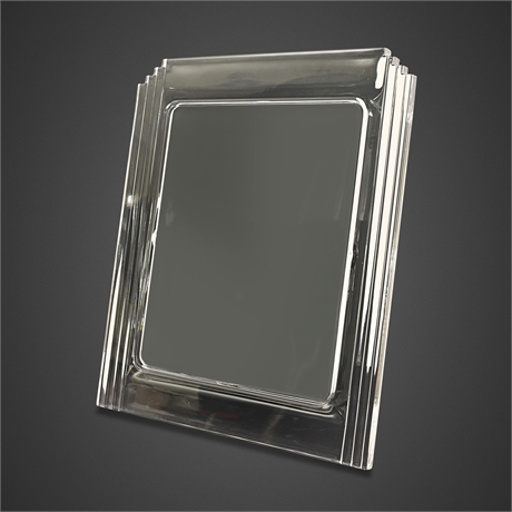 Waterford Crystal Metropolitan Art Deco Stepped Crystal Picture Frame, 8" × 10"
