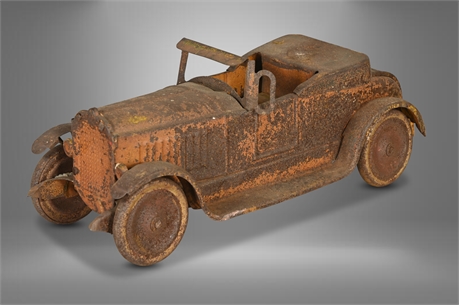 Antique Pressed Steel Toy Car