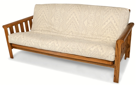 Mission Style Oak Futon