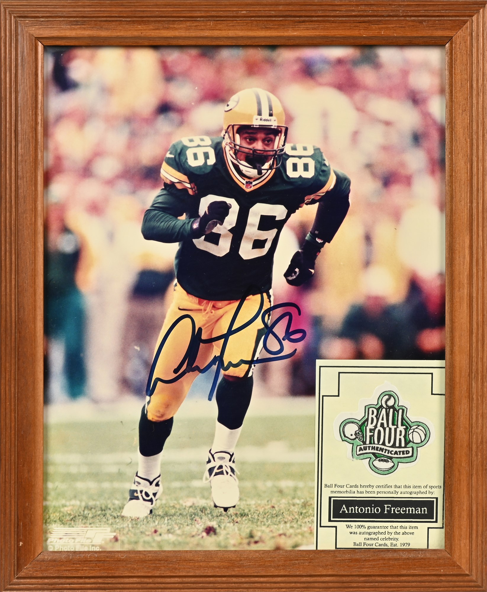 NM Auctions  Innovative Auction, Liquidation & Estate Sales - Green Bay  Packers Antonio Freeman Autographed Photo