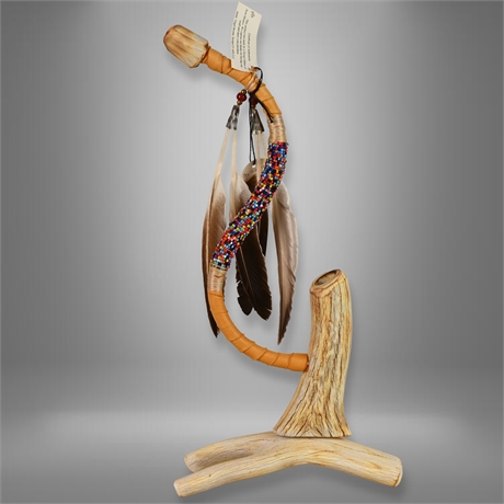 Navajo Ceremonial Style Pipe by Virgil Brown