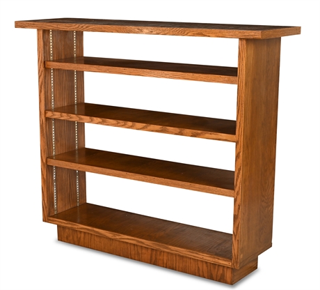 49" Solid Wood Open Bookcase