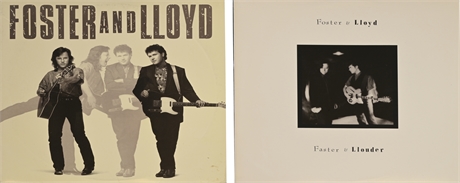 Foster & Lloyd - 2 Albums: Faster & Louder , Foster & Lloyd