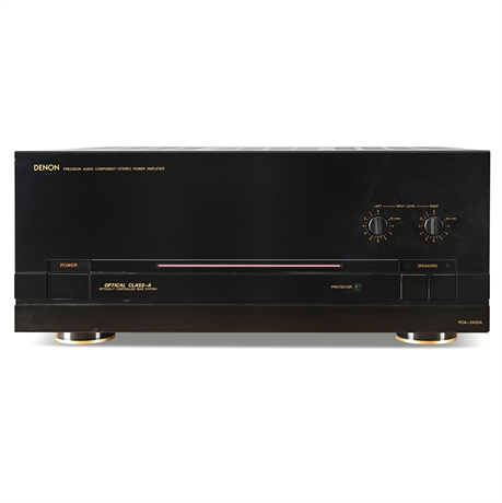 Denon POA-2400A Stereo Power Amplifier — Optical Class-A, Japan