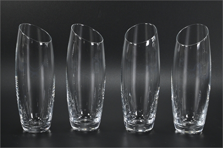 Contemporary Stemless Champagne Flutes