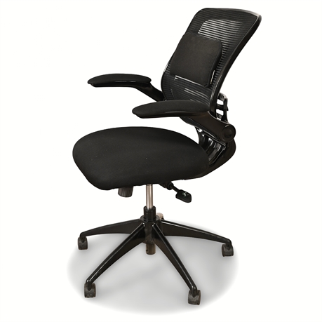 Realspace Calusa Mesh Mid-Back Office Chair — Adjustable Arms & Height