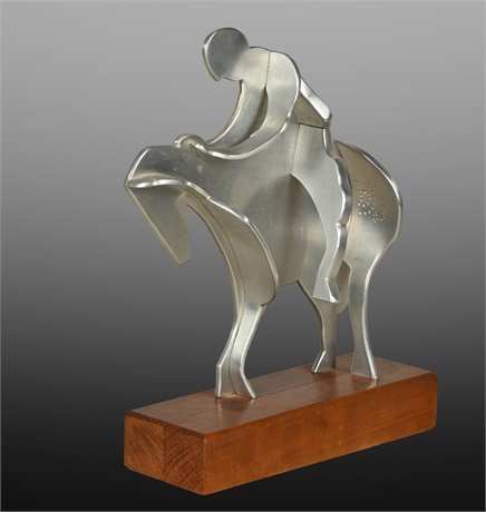 Don E Shults 'The Rider' 3-D Sculpture