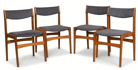 Anderstrup Møbelfabrik Style Teak Dining Chairs (Set of 4)