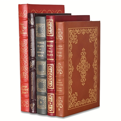 Easton Press Leather-Bound Great Plays Collection – 5-Volume Set