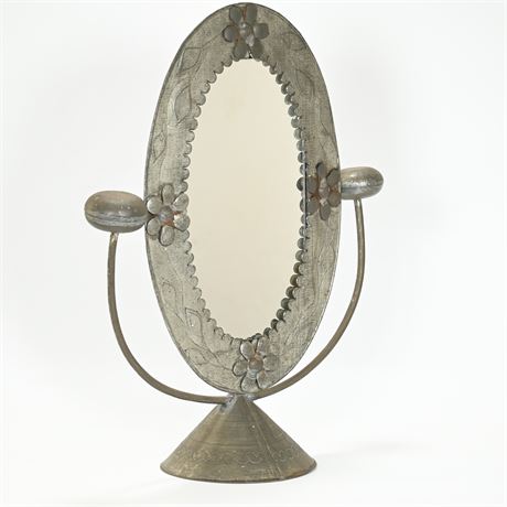 Punched Tin Mirror