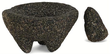 Old Igneous Molcajete