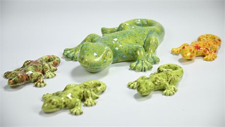 Vintage Ceramic Lizards