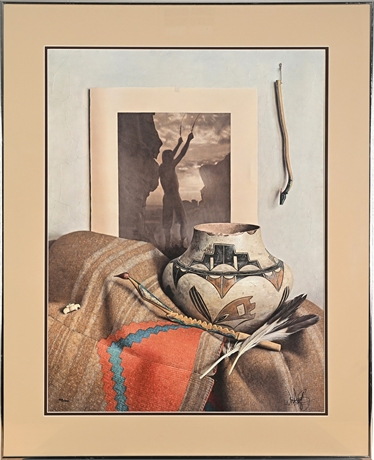 William M. Acheff Signed 1982 Still Life Lithograph, 449/1000