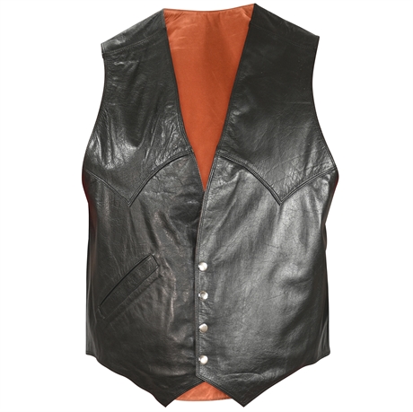 Reversible Leather Vest