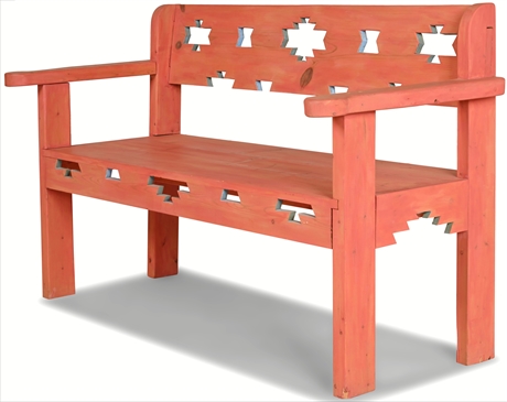 Kawika Handcrafted Rustic Bench