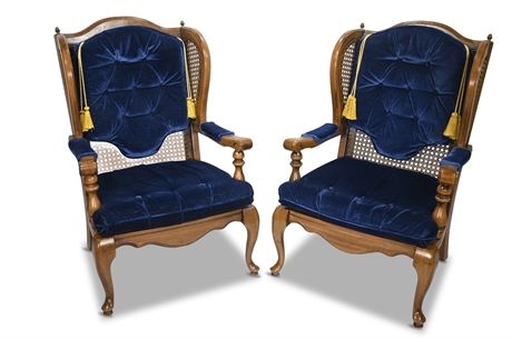 Pair Bergere  Chairs by Kay Chair Co.
