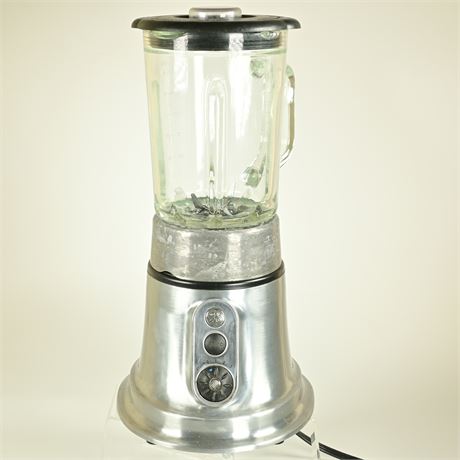 Vintage GE Stainless Steel and Glass Blender