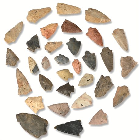 Morrow Mountain Arrowheads