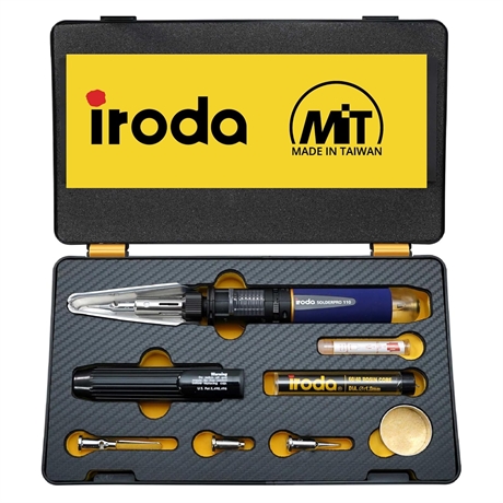 IRODA SolderPro 110 Butane Soldering Iron Kit