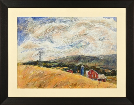 Original Pastel Landscape