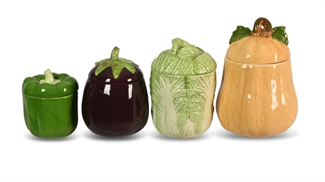 Ceramic Vegetable Canister Set