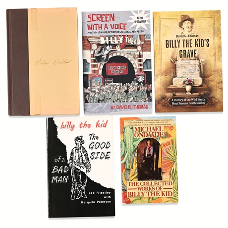 Billy the Kid Western History — 5 Volume Book Set