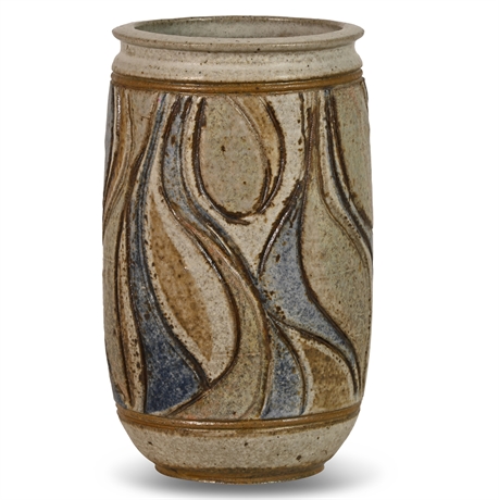 Mid-Century Stoneware Vase
