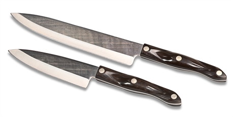 Pair Cutco French Chef & Gourmet Prep Knives