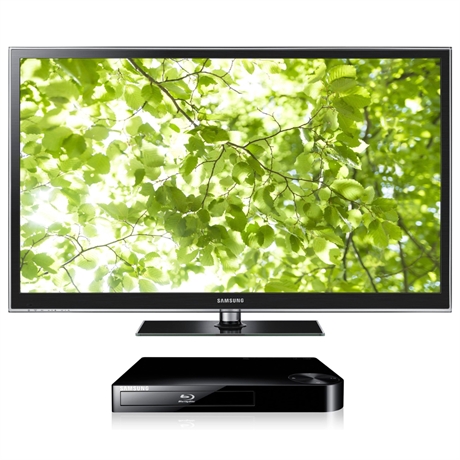 Samsung UN55D6050 55" LED Smart TV + BD-HM57C Blu-ray