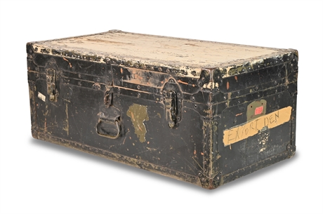 Antique Military Style Trunk