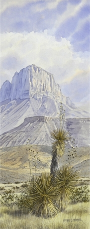Dan Stouffer "Approaching El Capitan" Original Watercolor