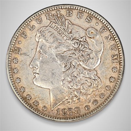 1878 Morgan Silver Dollar – Philadelphia Mint – .900 Silver