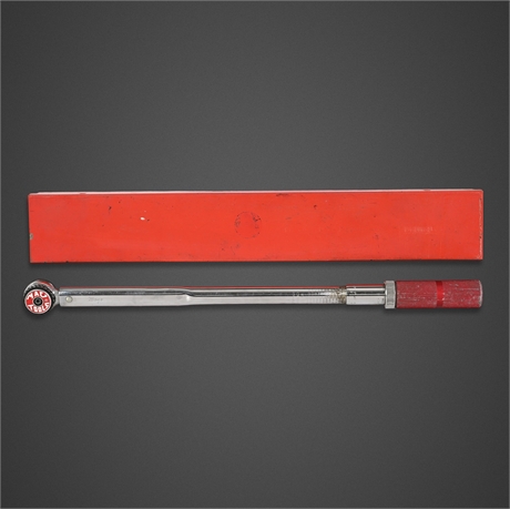 Mac Tools TW3FRAN 1/2" Drive Click-Type Torque Wrench, 30–250 ft-lb, with Case