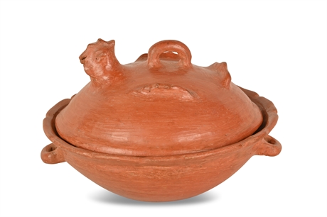 Pottery Chicken Bowl