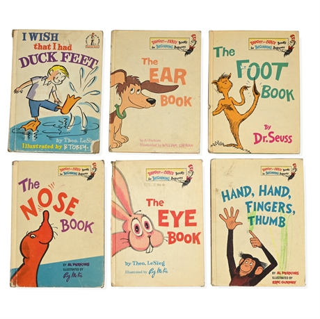 (6) Vintage Dr. Seuss Books