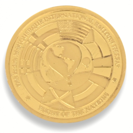 .9999 Gold Kodak Albuquerque International Balloon Fiesta Commemorative Coin