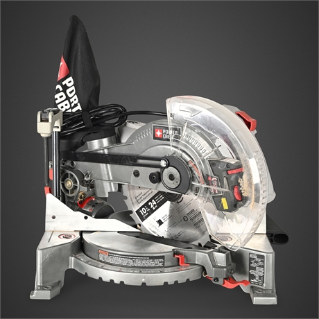 Porter-Cable 10" Folding Compound Miter Saw PCXB115MS — 15A 4500 RPM