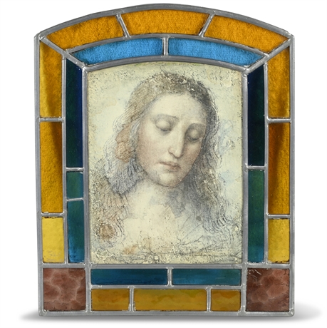 Stained Glass Panel: Head of Christ