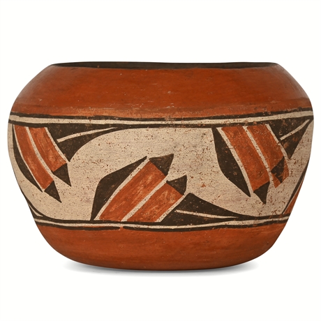 Zia Pueblo Indian Pottery Jar