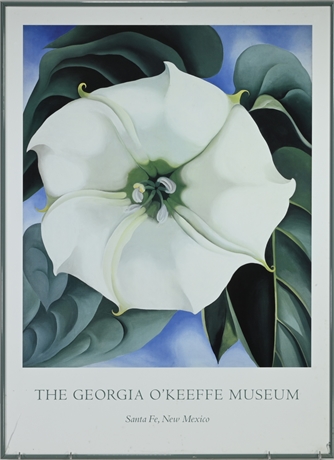 Framed Georgia O'Keeffe Poster