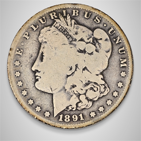 1891 Morgan Silver Dollar – San Francisco Mint – .900 Silver