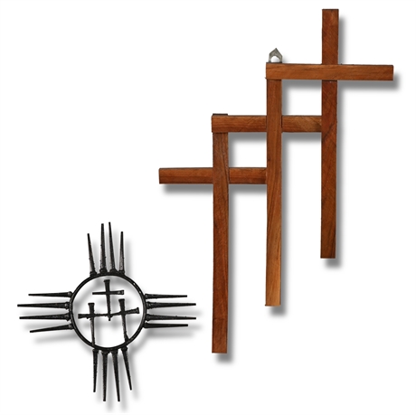 (2) Three Crosses