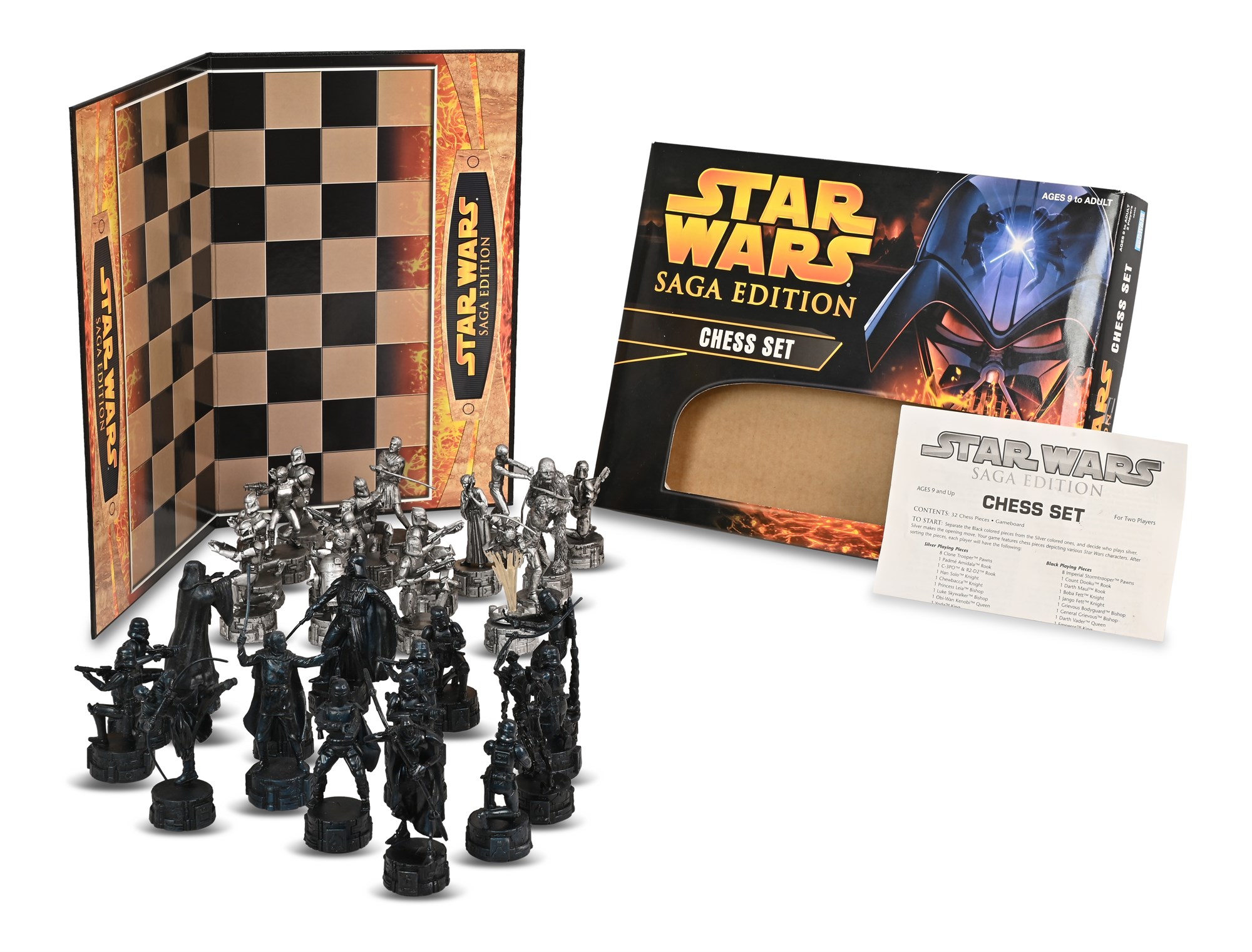  Star Wars Saga Edition Chess Set for 8 years old