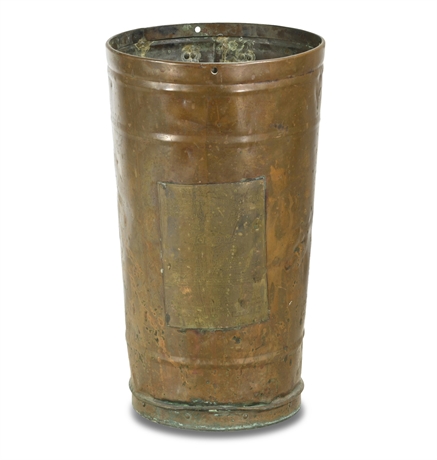 Antique Lofstrand Copper Fire Extinguisher