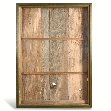 Handmade Weathered Barnwood Display Case