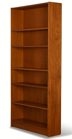 75" Solid Wood Bookcase