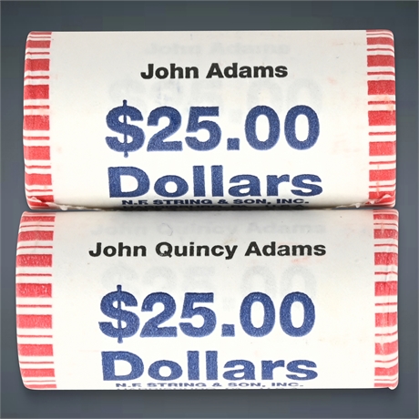 U.S. Presidential $1 Coins – John Quincy Adams & John Adams