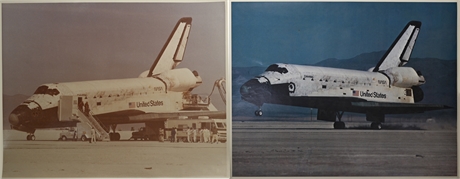 2 NASA Photographs Printed For Commercial Use