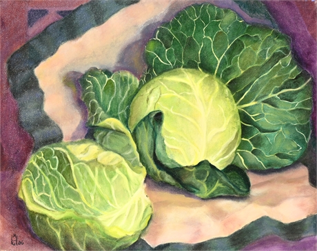 Cabbage Duo by Holly Goettelmann